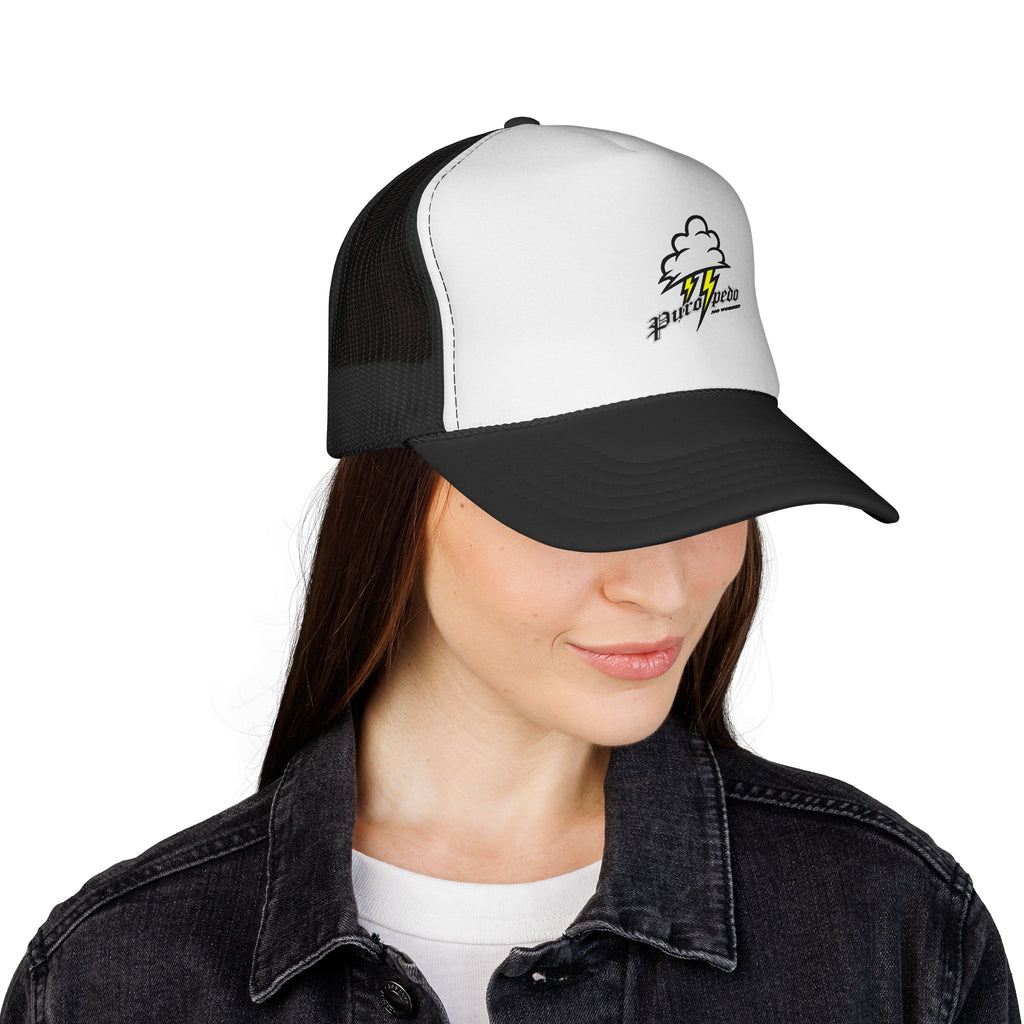 Puropedo Stormy Trucker Cap — Punk Hero Logo Mesh Hat