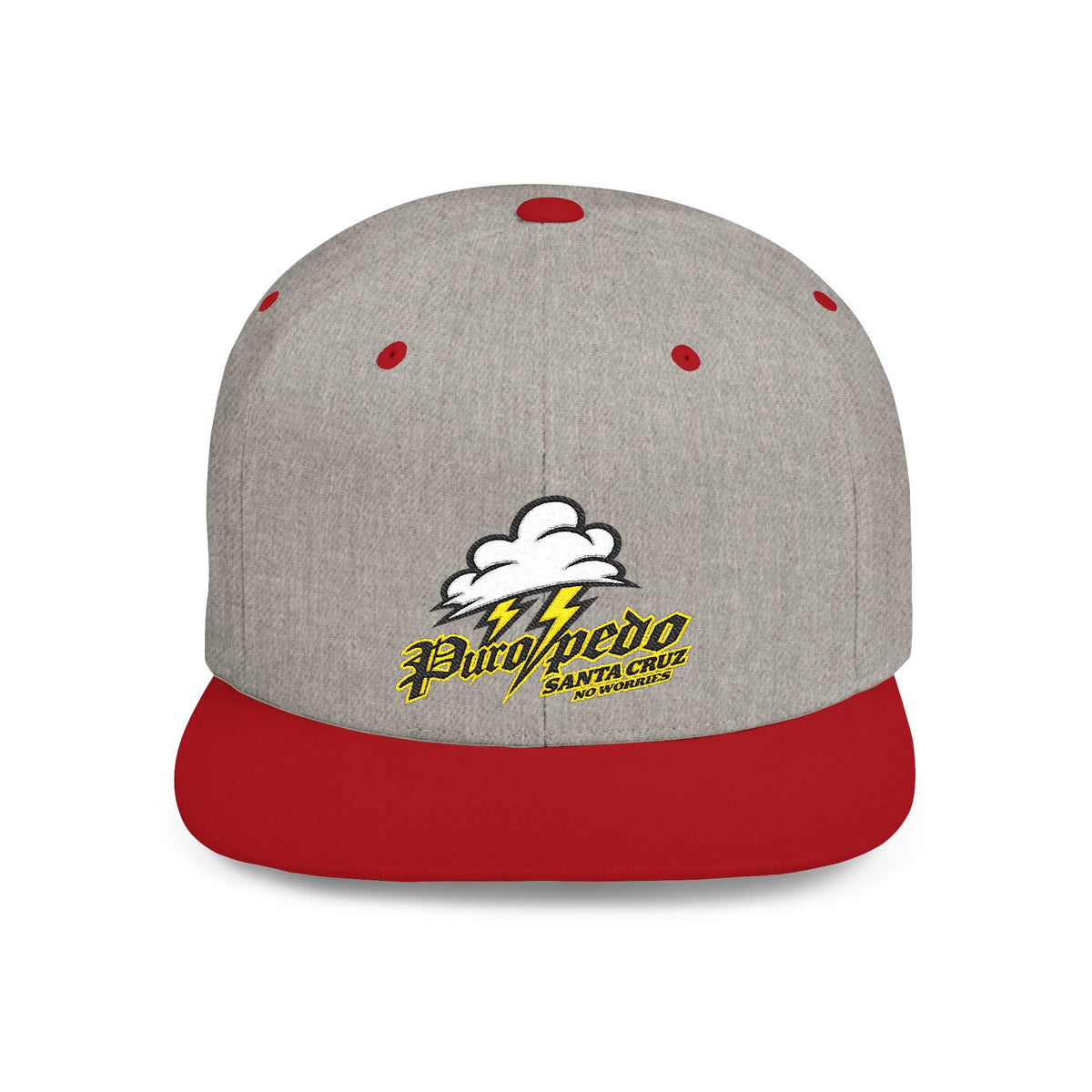 Foilface Santa Cruz Flat Bill Snapback Hat