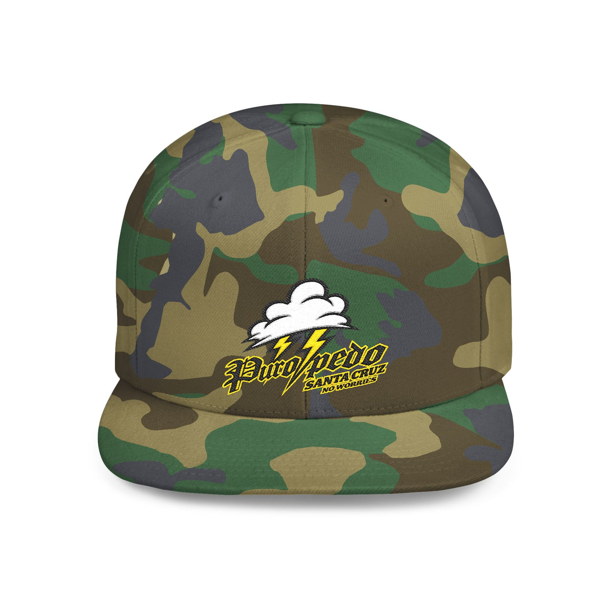 Foilface Santa Cruz Flat Bill Snapback Hat