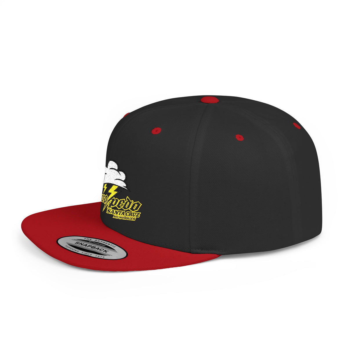 Foilface Santa Cruz Flat Bill Snapback Hat