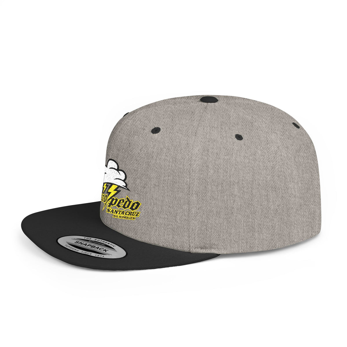 Foilface Santa Cruz Flat Bill Snapback Hat