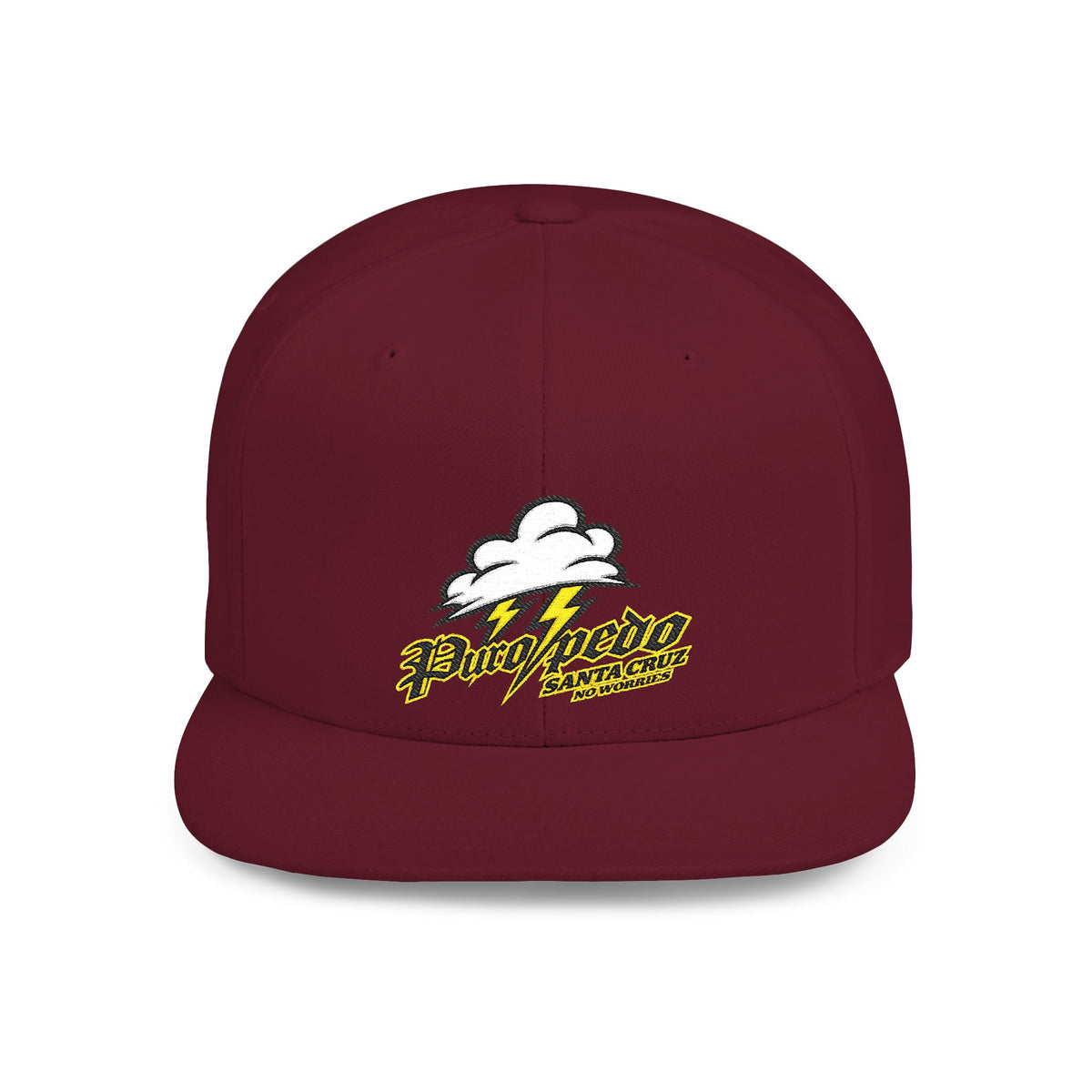 Foilface Santa Cruz Flat Bill Snapback Hat