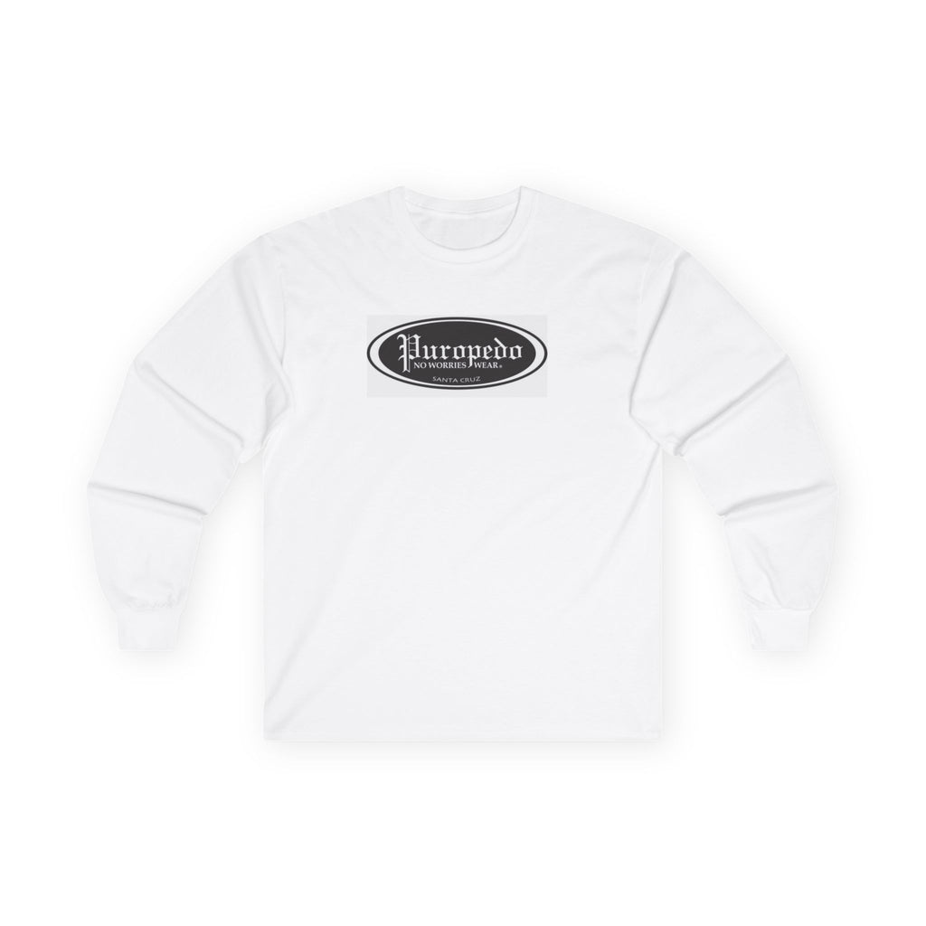 Surfing Penguin Long Sleeve Tee — Retro Ocean Graphic Tee