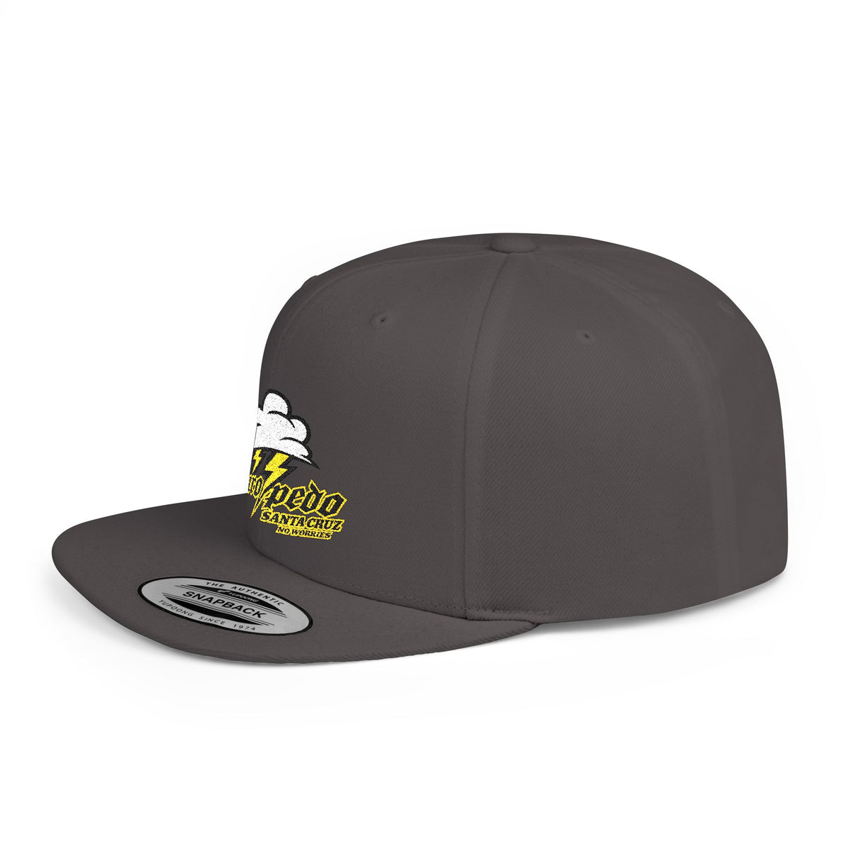 Foilface Santa Cruz Flat Bill Snapback Hat
