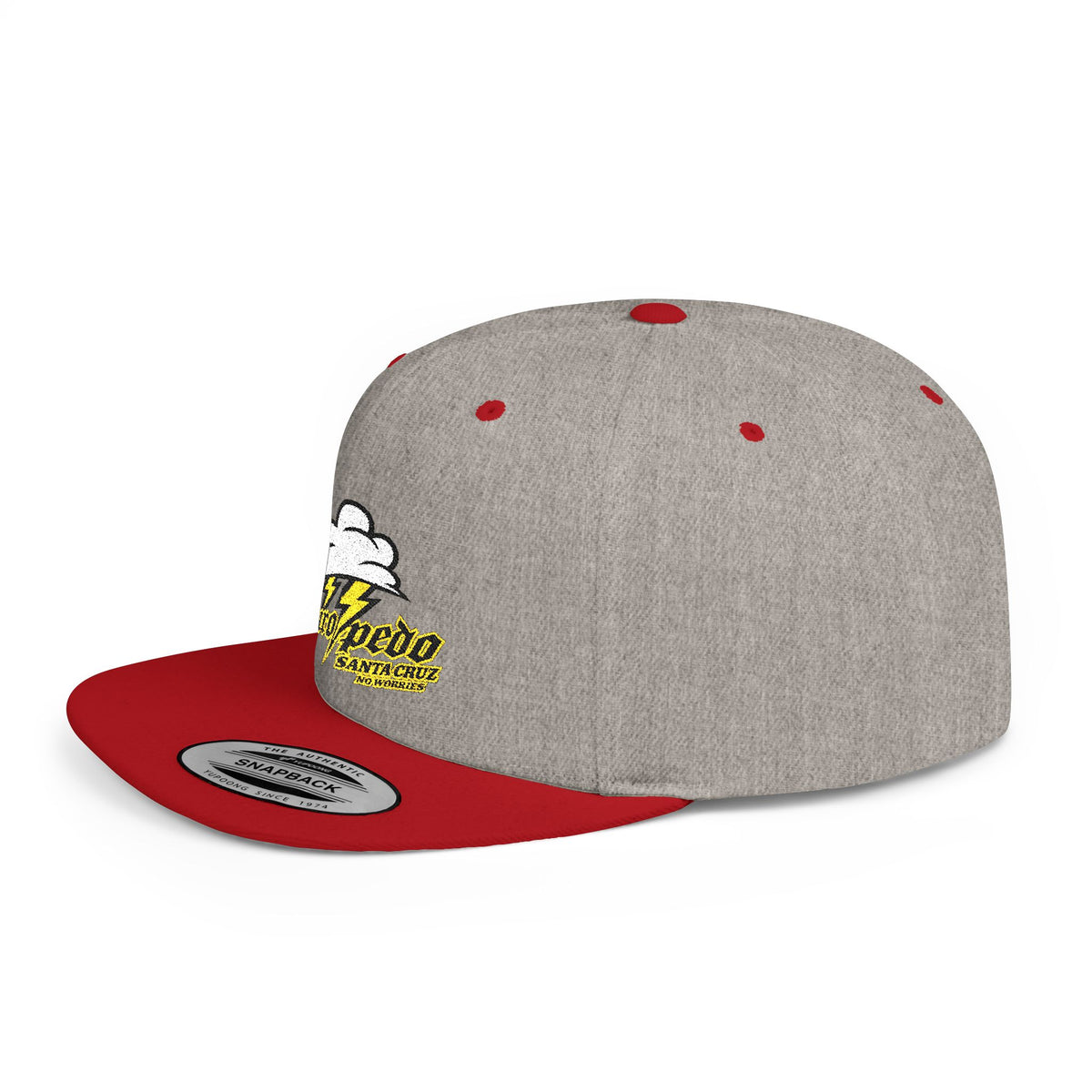 Foilface Santa Cruz Flat Bill Snapback Hat