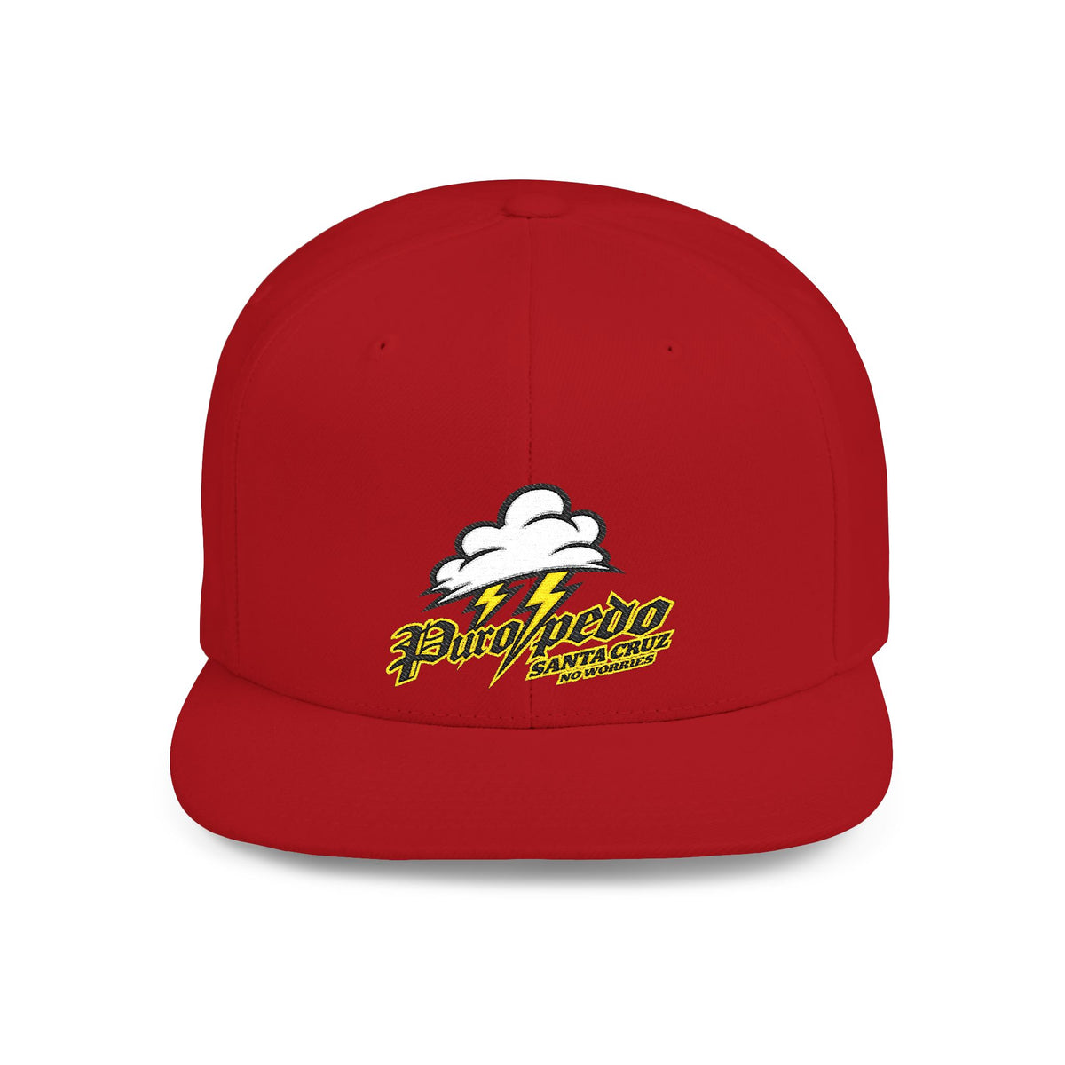 Foilface Santa Cruz Flat Bill Snapback Hat