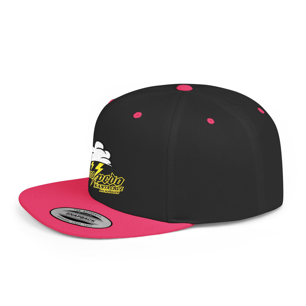 Foilface Santa Cruz Flat Bill Snapback Hat