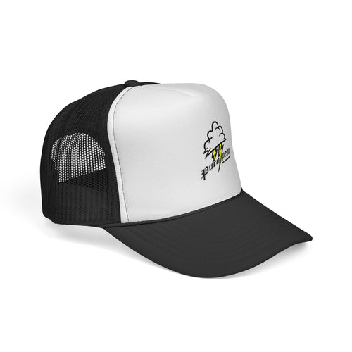 Puropedo Stormy Trucker Cap — Punk Hero Logo Mesh Hat