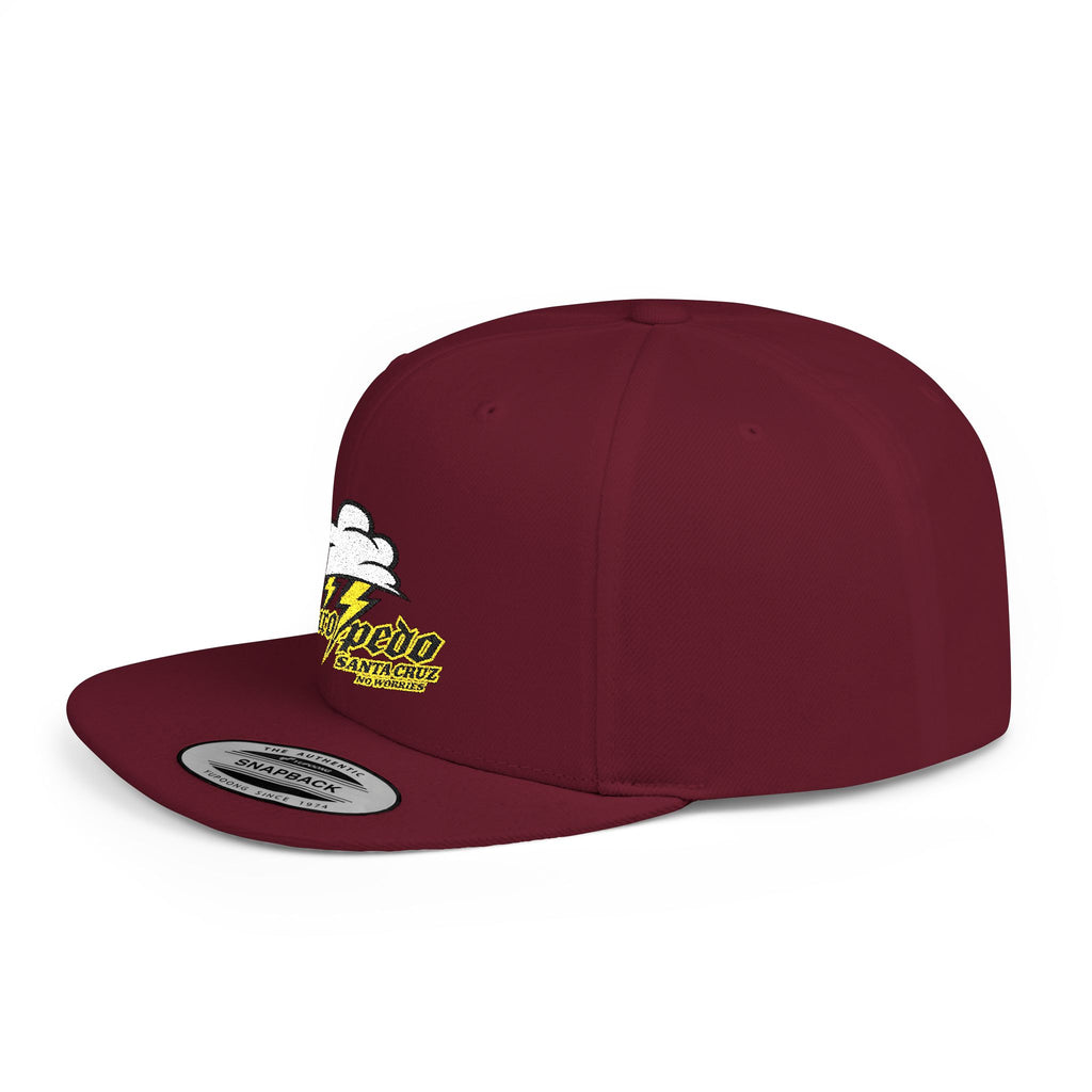 Foilface Santa Cruz Flat Bill Snapback Hat