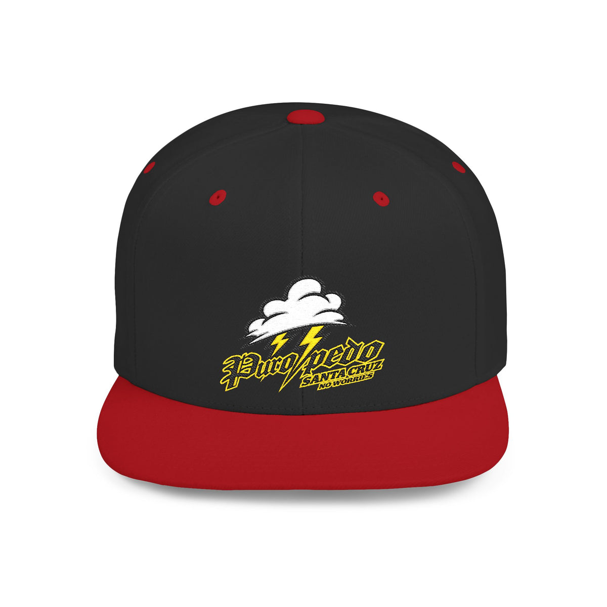 Foilface Santa Cruz Flat Bill Snapback Hat